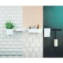 Стакан глубокий Hansgrohe WallStoris 12.6x10.8 см, белый матовый (27921700)