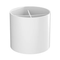 Стакан глубокий Hansgrohe WallStoris 12.6x10.8 см, белый матовый (27921700)