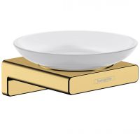 Мыльница подвесная Hansgrohe AddStoris, Polished Gold Optic (41746990)