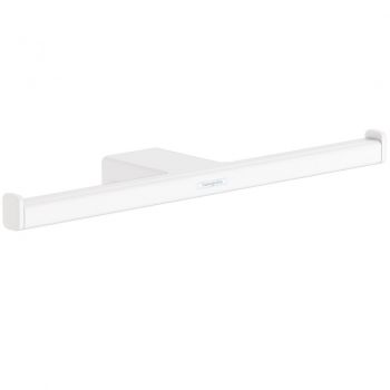 Держатель туалетной бумаги Hansgrohe AddStoris двойной, Matt White (41748700)