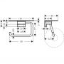 Держатель туалетной бумаги Hansgrohe Addstoris 41772000