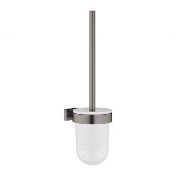 Туалетна щітка Grohe Essentials Cube в комплекті, матовий графіт (40513AL1)