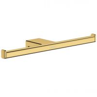 Держатель туалетной бумаги Hansgrohe AddStoris двойной, Polished Gold Optic (41748990)