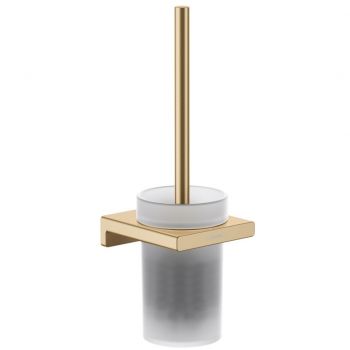 Щітка для унітазу Hansgrohe AddStoris підвісна, Brushed Bronze/скло (41752140)