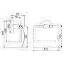 Jaquar Continental ACN-CHR-1153S Тримач туалетного паперу
