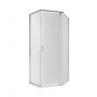 Душевая кабина Qtap Scorpio CRM10995-AC6 90х90 см, стекло Clear 6 мм, CalcLess, без поддона