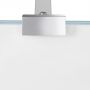 Душевая перегородка Qtap Walk-In Standard CRM209.C8 90х200 см, стекло Clear 8 мм, покрытие CalcLess
