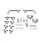 Душевая кабина Lidz Wawel SC100x80.SAT.LOW.FR, стекло Frost 5 мм без поддона