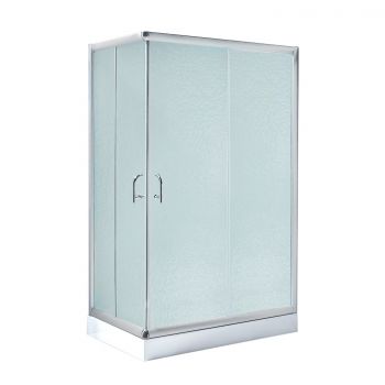 Душевая кабина Lidz Wawel SC100x80.SAT.LOW.FR, стекло Frost 5 мм + Lidz Душевой поддон KAPIELKA ST100x80х14