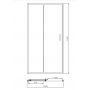 Душові двері Primera Frame SDC1010 (100 см.)
