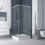 New Trendy Feria ZF-0028 Душова кабіна + піддон 90х90 см.
