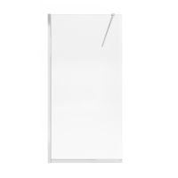 Душевая перегородка Qtap Walk-In Standard CRM201.C8 100х200 см, стекло Clear 8 мм, покрытие CalcLess