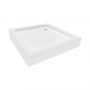 Lidz Wawel SC80x80.SAT.LOW.FR Душевая кабина квадратная, стекло Frost 4 мм + Lidz Душевой поддон KAPIELKA ST80x80х14