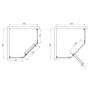 Devit Comfort FTR0223 Душевой поддон 100x100