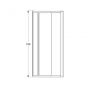 Душова кабіна Geberit Geo 560.121.00.2 90х90 см.
