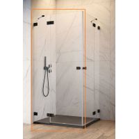 Душевая кабина Radaway Essenza Pro Black 10096090-54-01L 90 см. L (половина)