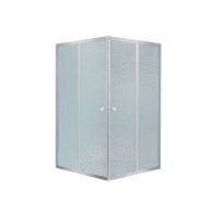 Душевая кабина Lidz Wawel SC80x80.SAT.LOW.FR, стекло Frost 4 мм без поддона