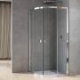 Ronal D20SR551004007 Arelia Душевая кабина 1/4 круга, 1000х1000мм, стекло прозрачное, проф.серебряный полир.