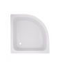 Lidz Latwa SC90x90.SAT.MID.GR Душевая кабина полукруглая, стекло тон. 4 мм + Lidz Душевой поддон KAPIELKA ST90x90x26, с панелью
