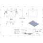 Душевой поддон Miraggio Brugge 1200 gray mirastone
