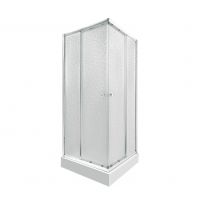 Набор Qtap душевая кабина Presto CRM1088SP5 Pear 1970x800x800 мм + поддон Tern 308812C 80x80x12 см с сифоном