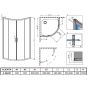 Душевая кабина + поддон Radaway Tinos 90х90 см. 10229090-01-01+S4TIA9090-08+PB50T