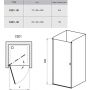 Душові двері Ravak Chrome 0QV40C00Z1 CSD1-80 Transparent