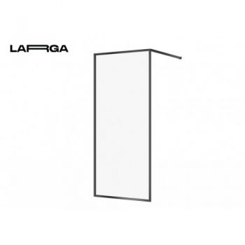 Душевая кабина WALK-IN Cersanit LARGA 90х200, профиль черный