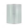 Душова кабіна Lidz Latwa SC90x90.SAT.HIGH.FR, скло Frost 4 мм без піддона