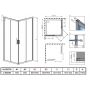 Душова кабіна Radaway Alienta 90х90 см. 10239090-01-01