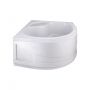 Lidz Latwa SC80x80.SAT.HIGH.GR Душевая кабина полукруглая, стекло тон. 4 мм + Lidz Душевой поддон KAPIELKA ST80x80x41, с панелью