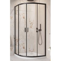 Душевая кабина полукруглая Alienta A 90x90 10229090-54-01 Black RADAWAY