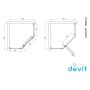 Devit Comfort FEN0123 Душова кабіна 90x90