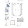 Душові двері Radaway Essenza New 385016-01-01L