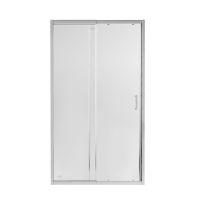 Душевая дверь в нишу Qtap Taurus CRM2011-12.C6 110-120x200 см, стекло Clear 6 мм, покрытие CalcLess