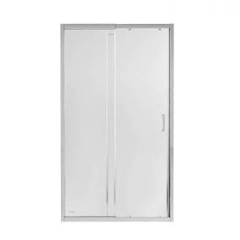 Душевая дверь в нишу Qtap Taurus CRM2011-12.C6 110-120x200 см, стекло Clear 6 мм, покрытие CalcLess