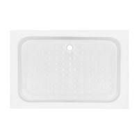 Душевой поддон KAPIELKA ST120x80х14 низкий, прямоугольный, диаметр слива 52 мм Lidz