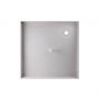 Набор Lidz душевая кабина Wawel SC80x80.SAT.LOW.GR, стекло тонированное 4 мм + поддон Mazur
