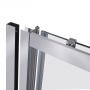 Душевая дверь в нишу Qtap Taurus CRM2011-12.C6 110-120x200 см, стекло Clear 6 мм, покрытие CalcLess