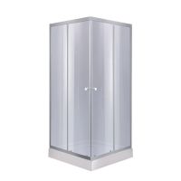 Душевая кабина Lidz Wawel SC80x80.SAT.LOW.GR, стекло тон. 4 мм + Lidz Душевой поддон KAPIELKA ST80x80х14