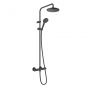 Душевая система Hansgrohe Vernis Blend Showerpipe 200 1jet с термостатом, черный матовый (26276670)
