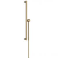 Душова штанга Hansgrohe Unica E Puro 65 см зі шлангом 160 см, Brushed Bronze (24404140)
