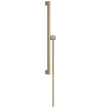 Душова штанга Hansgrohe Unica E Puro 65 см зі шлангом 160 см, Brushed Bronze (24404140)