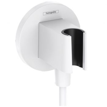 Шлангове підключення Hansgrohe FixFit Porter S з тримачем, Matt White (26888700)