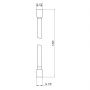 Шланг для ручного душа Qtap Hadice 1200 мм QTHADPVC120B Black Matt