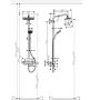 Душевая система Hansgrohe Croma E 27630000 280 мм. 1jet