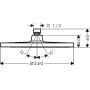 Hansgrohe Crometta S 26723000 Верхний душ