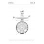 Верхний душ Nobili Components AD139/10CWM