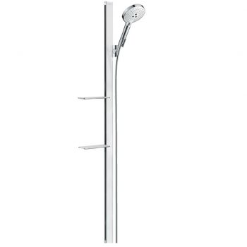 Душовий набір Hansgrohe Raindance Select S 120/150 см 3Jet EcoSmart 9л/хв, White/Chrome (27647400)