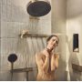 Бічний душ-поличка Hansgrohe Rainfinity 500 1jet, Brushed Black Chrome (26243340)